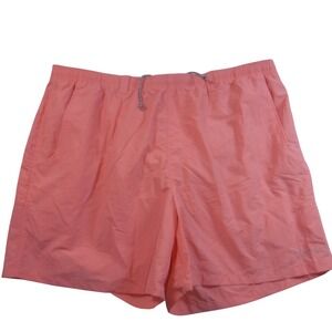 Columbia PFG Backcast III Water Shorts Mens XXL Salmon Pink Fishing Mesh Liner